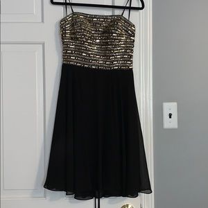 Black jeweled dress